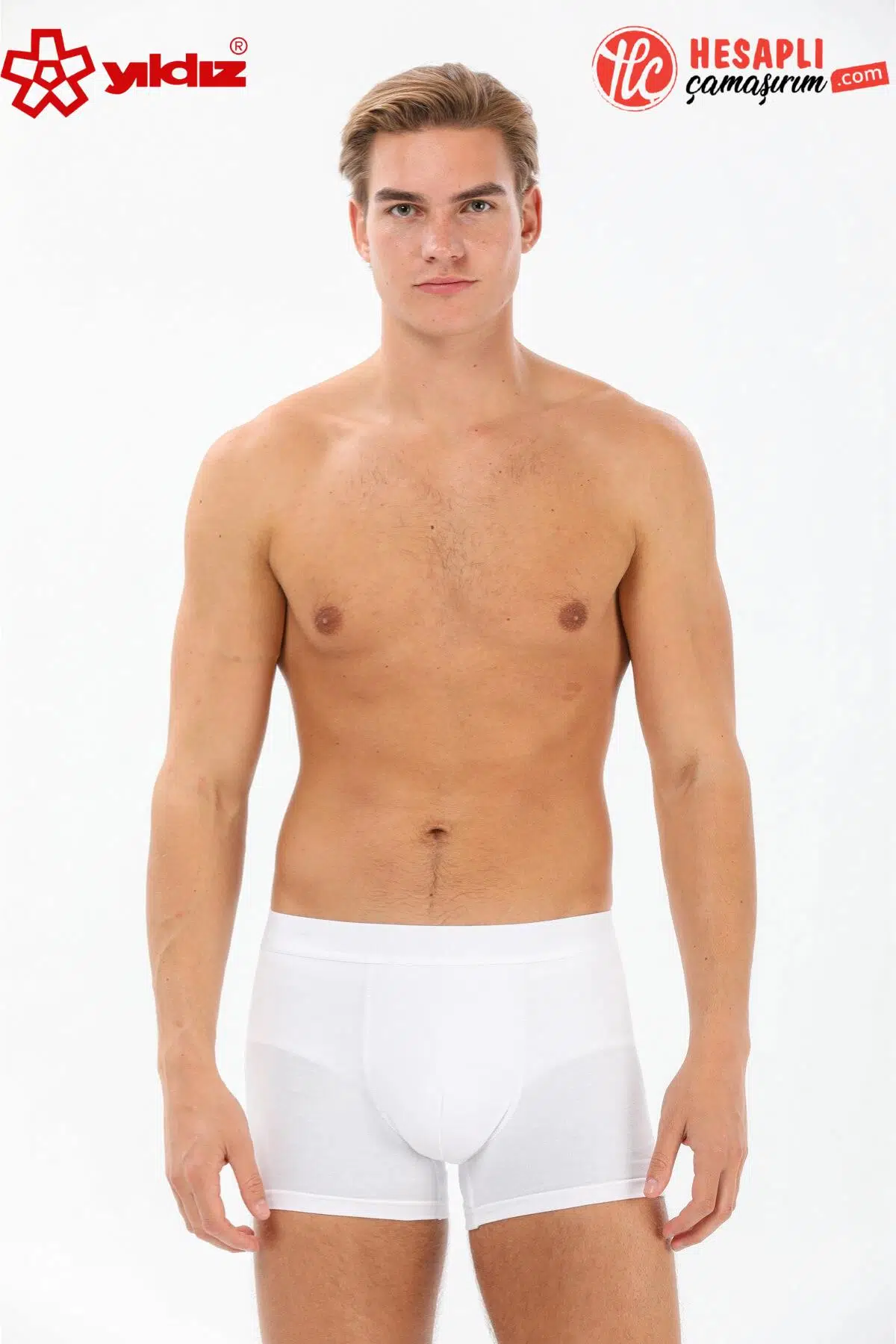 Yıldız 39 Erkek Premium Modal Pamuklu Likralı Rahat Terletmez Kemerli Boxer