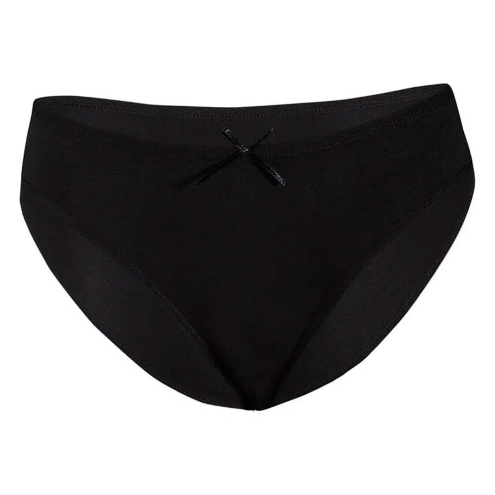 Yıldız 3911 Siyah Likralı Bambu Kadın Bikini Külot - SİYAH