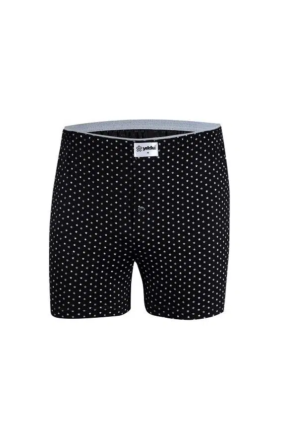 Yıldız 43 Erkek Havlu Bel Yıldızlı Boxer - GRİ