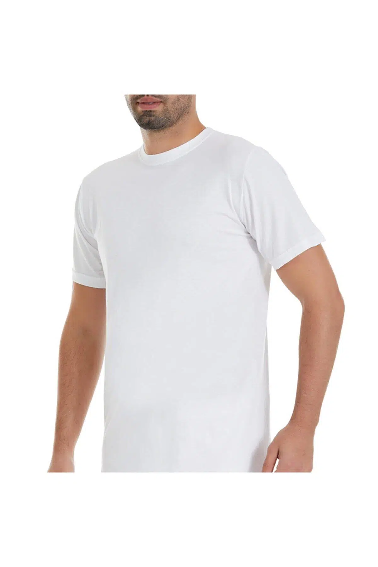 Yıldız 50 Erkek Doktor Yaka Fanila - BEYAZ