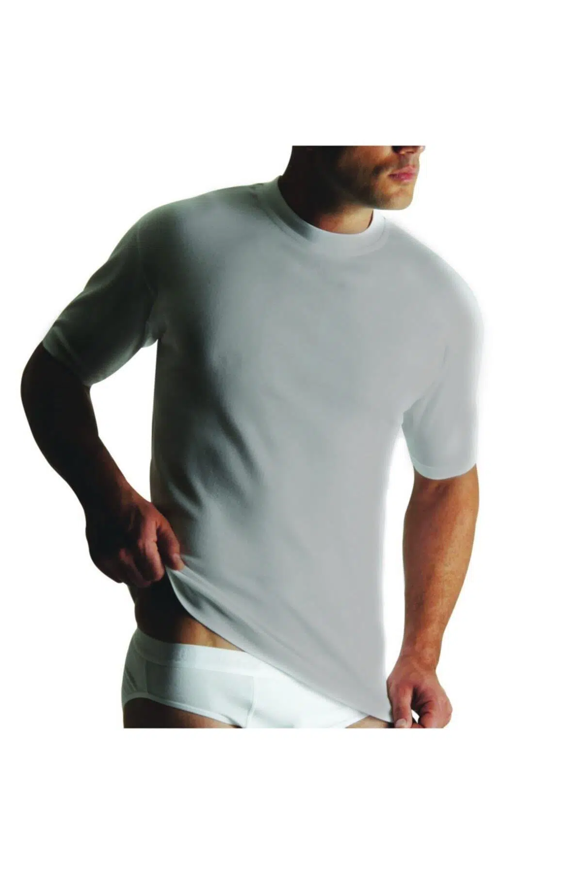 Yıldız 55 Erkek Gri Doktor Yaka Atlet - GRİ