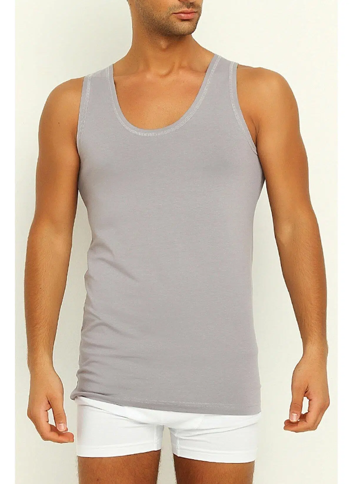 Yıldız 72 Erkek Modal Atlet - GRİ